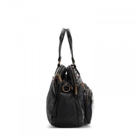 TORBA NICOLE LEE JS17129 DENIM LADIES NIGHT OUT FW2024 