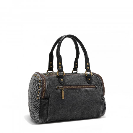 TORBA NICOLE LEE JS17135 DENIM BLACK FW2024 