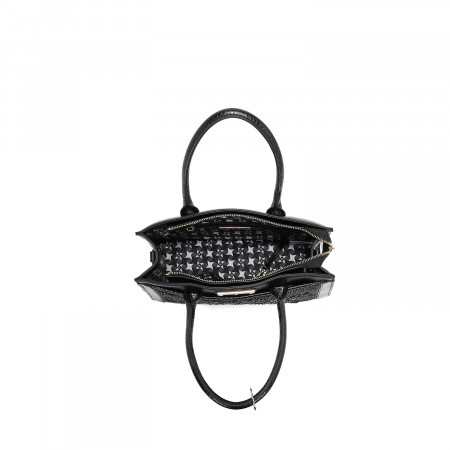 TORBA NICOLE LEE ELEGANT P17098 BLACK FW2024 