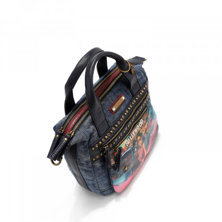 TORBA NICOLE LEE DENIM JS17139 HOLLYWOOD DRIVE FW2024 