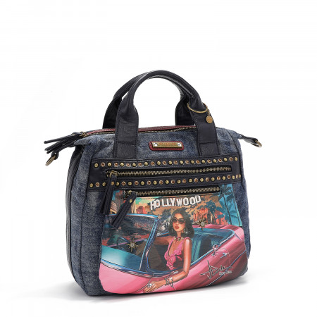 TORBA NICOLE LEE DENIM JS17139 HOLLYWOOD DRIVE FW2024 