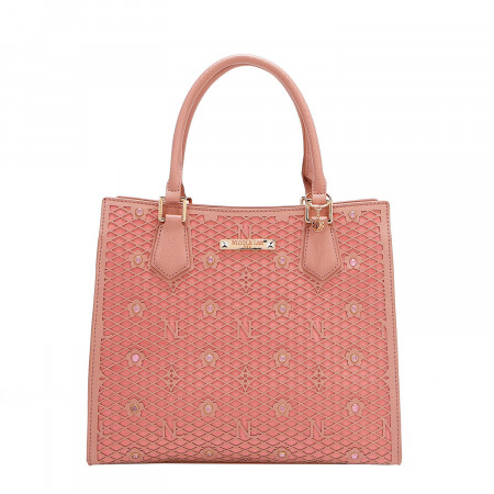TORBA NICOLE LEE LSR17286 NET PINK  SS2025 