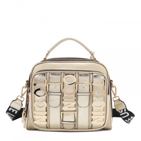 TORBA NICOLE LEE P17202 LOGO GOLD SS2025 