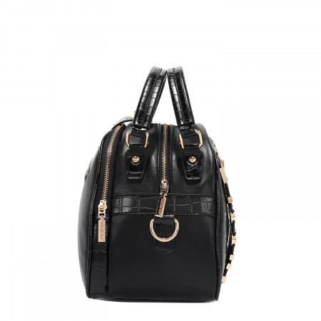 TORBA NICOLE LEE P17204 LOGO BLACK SS2025 
