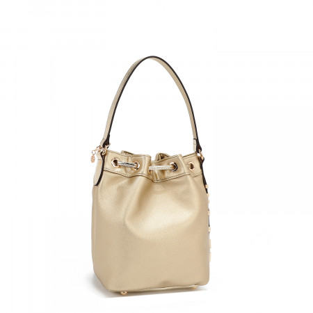 TORBA NICOLE LEE P17207 LOGO GOLD SS2025 