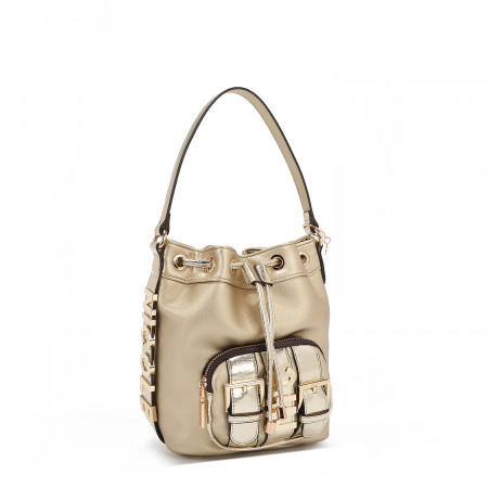 TORBA NICOLE LEE P17207 LOGO GOLD SS2025 