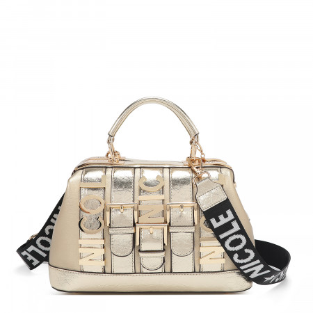 TORBA NICOLE LEE P17208 LOGO GOLD SS2025 