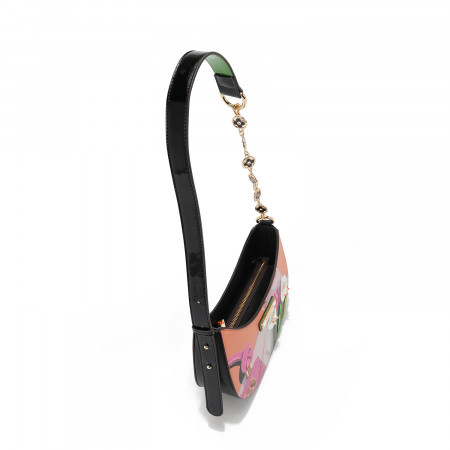 TORBA NICOLE LEE VB17241 LOGO VIOLET BLOSSOM SS2025 