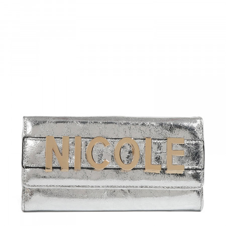 NOVČANIK KOPČA NICOLE LEE P7812 SILVER SS2025 