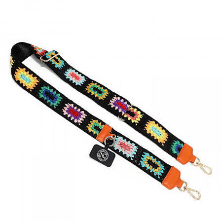 KAIŠ ZA TORBU NICOLE LEE SHD7821 BLACK SS2025 