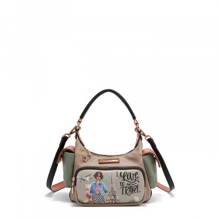 TORBA NIKKY NK12927 I LIVE TO TRAVEL SS2025 