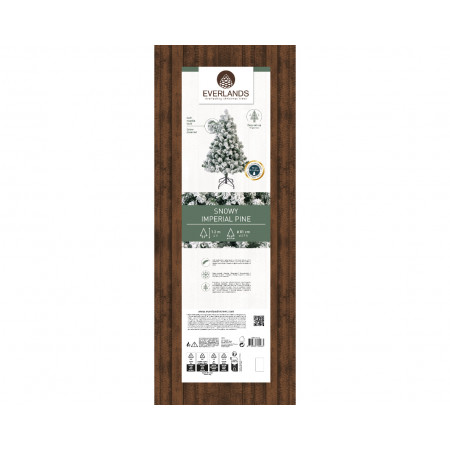 JELKA NOVOGODIŠNJA 120CM ZELENO BELA 9680949 