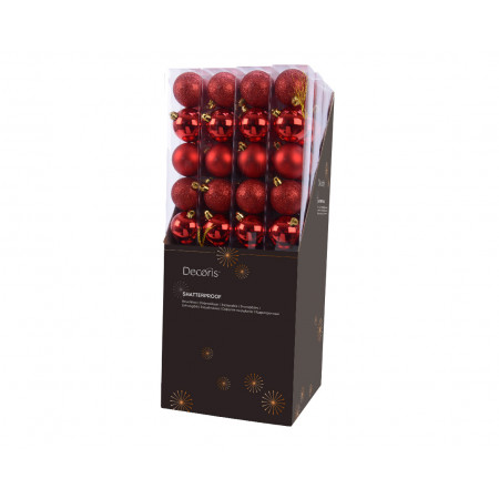 KUGLA NOVOGODIŠNJA 10/1 6CM RED 020172 