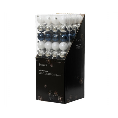 KUGLA NOVOGODIŠNJA 10/1 6CM MIX 020402 