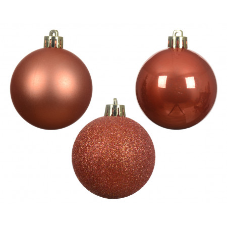 KUGLA NOVOGODIŠNJA 10/1 6CM ORANGE 022467 