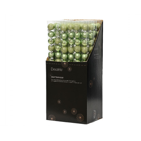 KUGLA NOVOGODIŠNJA 14/1 3CM GREEN TEA 022492 