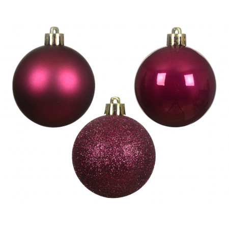 KUGLA NOVOGODIŠNJA 14/1 3CM RED ORANGE 022693 