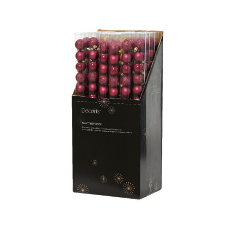 KUGLA NOVOGODIŠNJA 14/1 3CM RED ORANGE 022693 