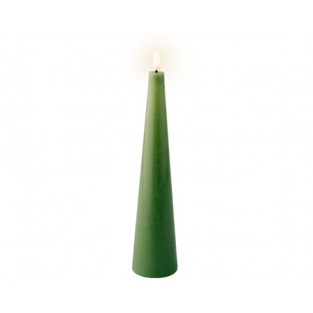 SVEĆA DEKORATIVNA ZELENA SA LED SVETLOM 5.8X27.8CM 487361 
