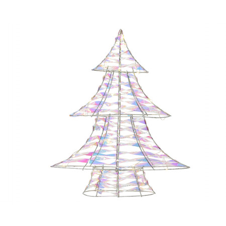 FIGURA NOVOGODIŠNJA JELKA SA LAMPICAMA 10X34X40CM 487662 
