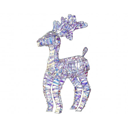FIGURA NOVOGODIŠNJA IRVAS SA LAMPICAMA 10X30X50CM 487946 
