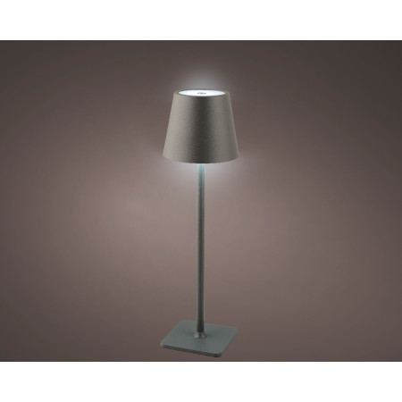 LAMPA METALNA 11X37CM SIVA 488367 