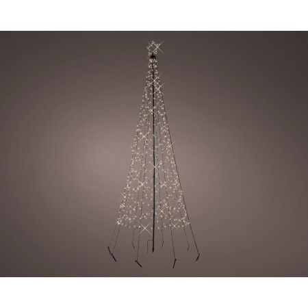 FIGURA NOVOGODIŠNJA SA LED SVETLOM OBLIK JELKE 320CM 8 FUNKCIJA OUTDOOR 490317 