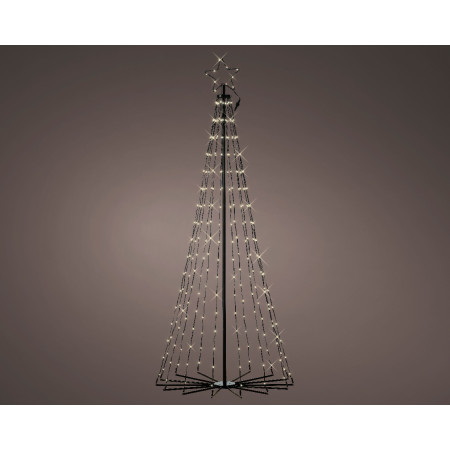 FIGURA NOVOGODIŠNJA SA LED SVETLOM OBLIK JELKE 180CM OUTDOOR 490807 