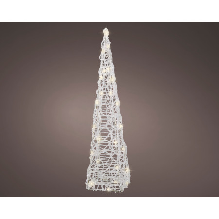 FIGURA NOVOGODIŠNJA SA LED SVETLOM OBLIK KUPE 58CM OUTDOOR 491436 