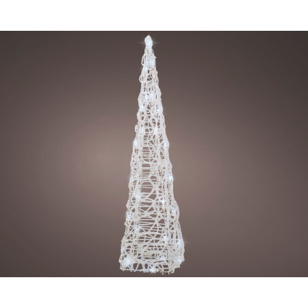 FIGURA NOVOGODIŠNJA SA LED SVETLOM OBLIK KUPE 58CM OUTDOOR 491439 