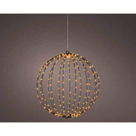 FIGURA NOVOGODIŠNJA LOPTA SA LED SVETLOM 38CM OUTDOOR 491677 