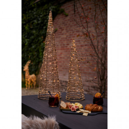 FIGURA NOVOGODIŠNJA DRVO SA LED SVETLOM 60CM OUTDOOR 493686 