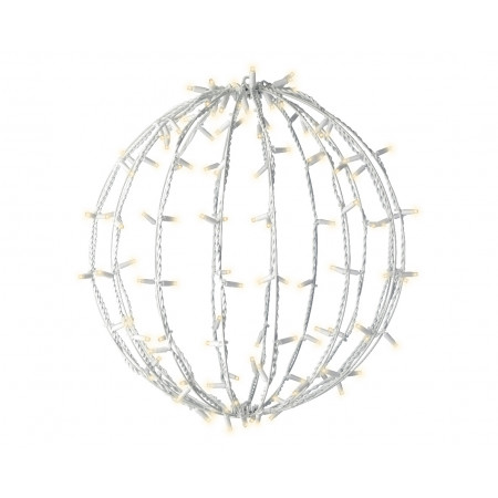 FIGURA NOVOGODIŠNJA LOPTA SA LED SVETLOM 55CM OUTDOOR 493716 