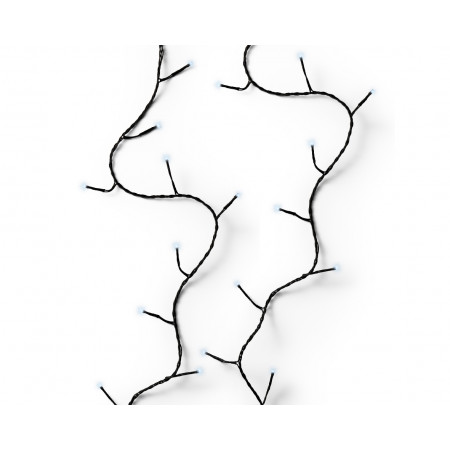 LAMPICE NOVOGODIŠNJE 1800CM CRNE UTDOOR 494157 