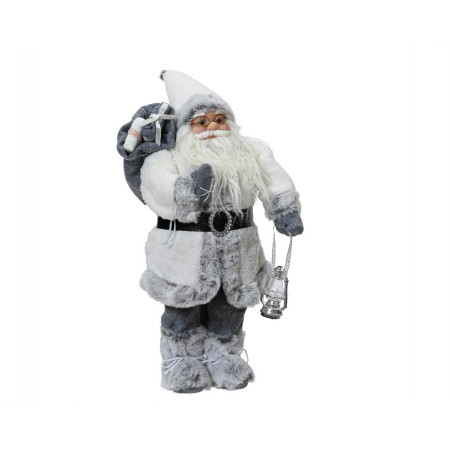 NOVOGODIŠNJA FIGURA DEDA MRAZ 60CM WHITE 547705 
