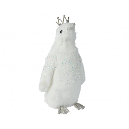FIGURA NOVOGODIŠNJA PINGVIN 30CM WHITE 707555 