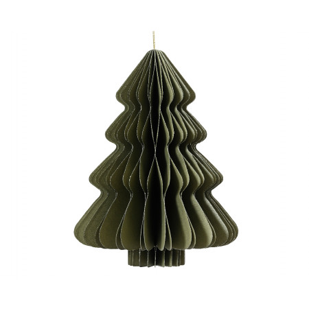 JELKA NOVOGODIŠNJA PAPIRNA 40CM ZELENA 709269 