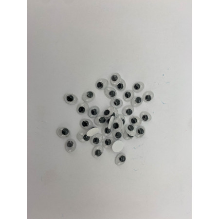 DEKORATIVNE OČI SAMOLEPLJIVE 5X7MM 30kom UNL-2495 OCTOPUS 