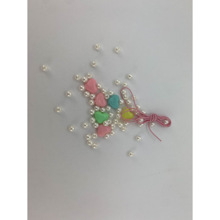 DEKORATIVNE PERLE SRCA SET 87kom UNL-2397 OCTOPUS 