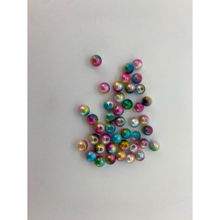 DEKORATIVNE PERLE NEON 8mm 80kom UNL-2400 OCTOPUS 