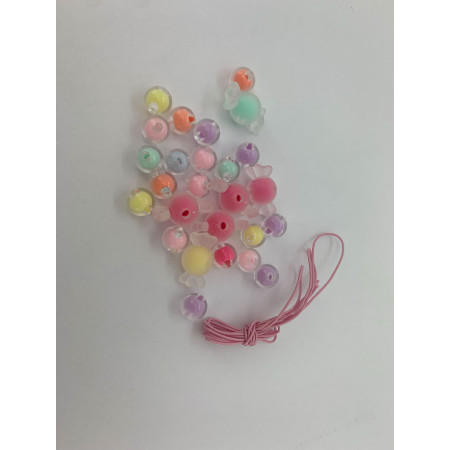 DEKORATIVNE PERLE SET SA ZVEZDICAMA 90kom UNL-2404 OCTOPUS 