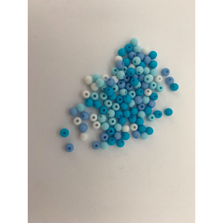DEKORATIVNE PERLE PLAVE 6mm 160kom UNL-2406 OCTOPUS 