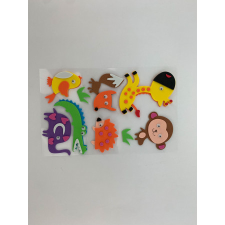 DEKORATIVNE ŽIVOTINJE SET EVA PENA 18X11mm UNL-2409 OCTOPUS 
