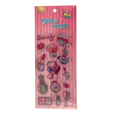 STIKERI 3D GLITTER MAGIC FAC 