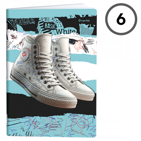 SVESKA A4 DIKTO 40L 80g SNEAKERS 