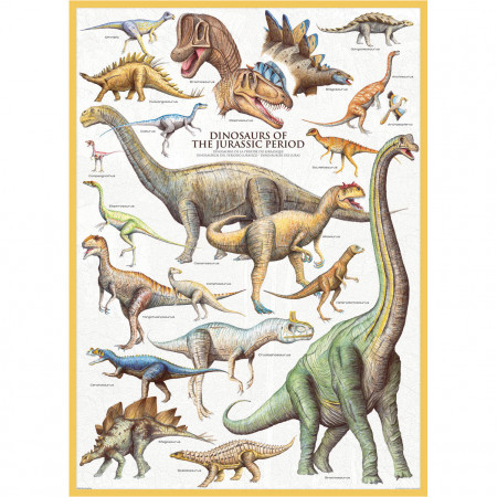 PUZZLE 1000 DELOVA 6000-0099 DINOSAURUS OF JURASSIC PERIOD 
