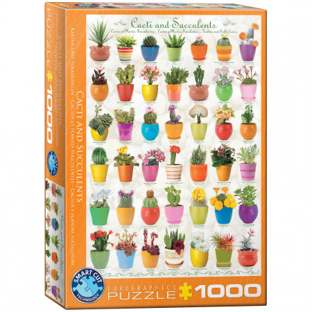 PUZZLE 1000 DELOVA 6000-0654 CACTI & SUCCULENTS 