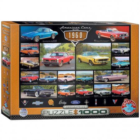 PUZZLE 1000 DELOVA 6000-0677 AMERICAN CARS OF THE 1960s 