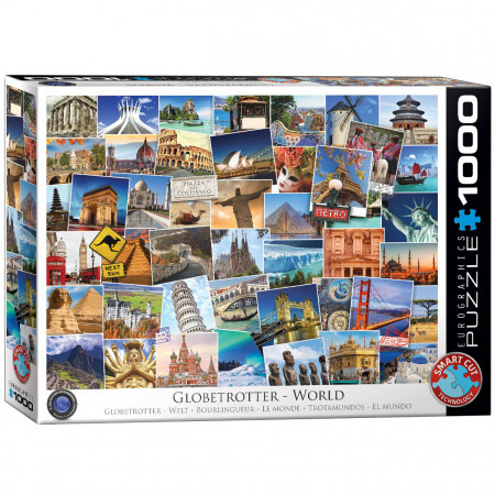 PUZZLE 1000 DELOVA 6000-0751 GLOBETROTTER WORLD 