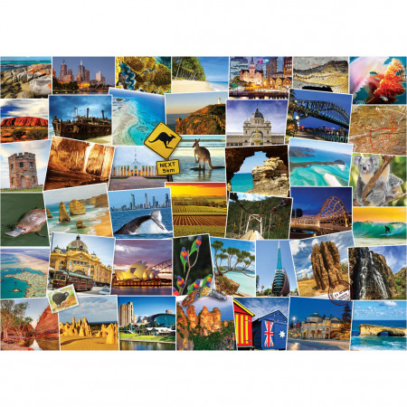 PUZZLE 1000 DELOVA 6000-0753 GLOBETROTTER AUSTRALIA 